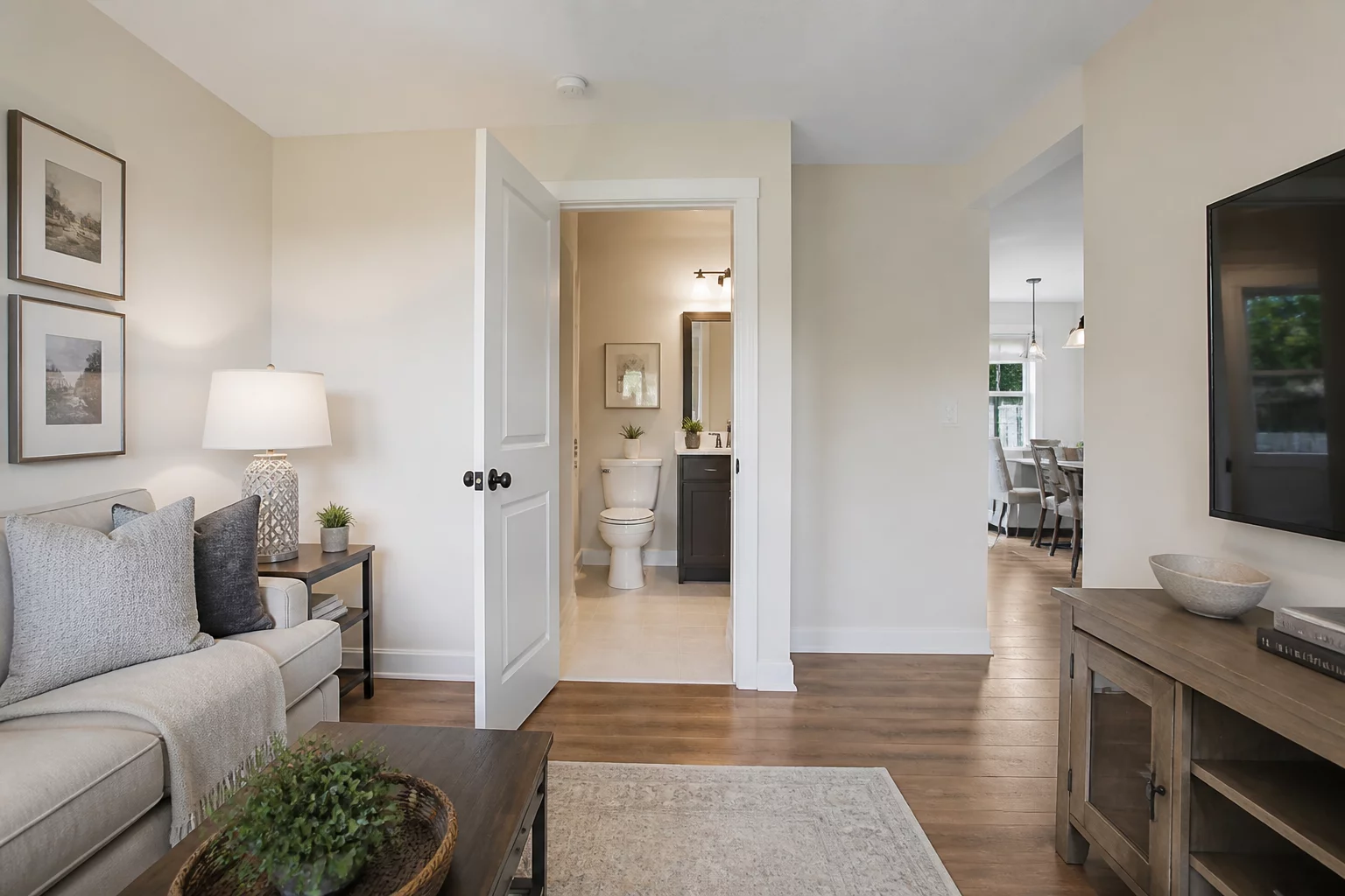 Awkward guest bathroom layout blueprint