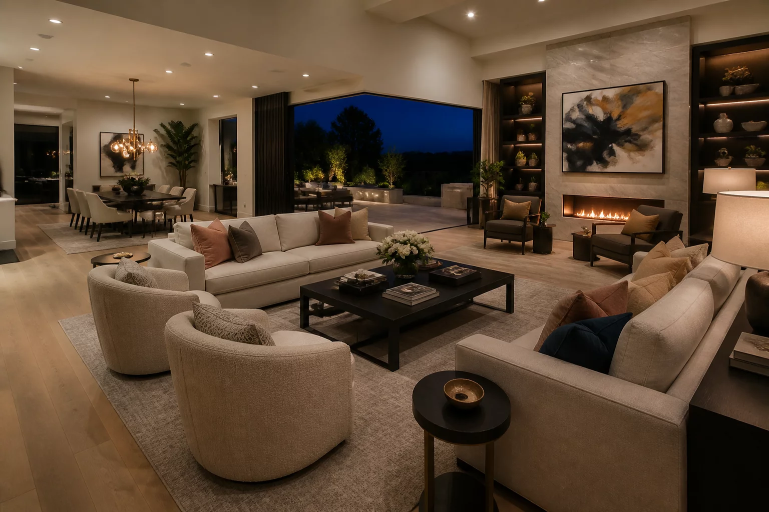 Guest Flow and Entertaining party layout guide